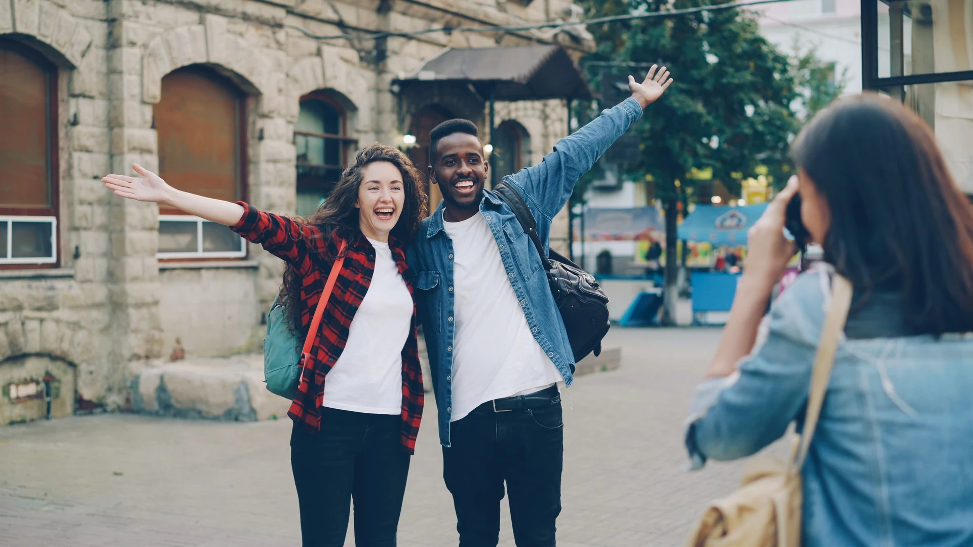 Happy travellers on a trip planned by Roaming Tail