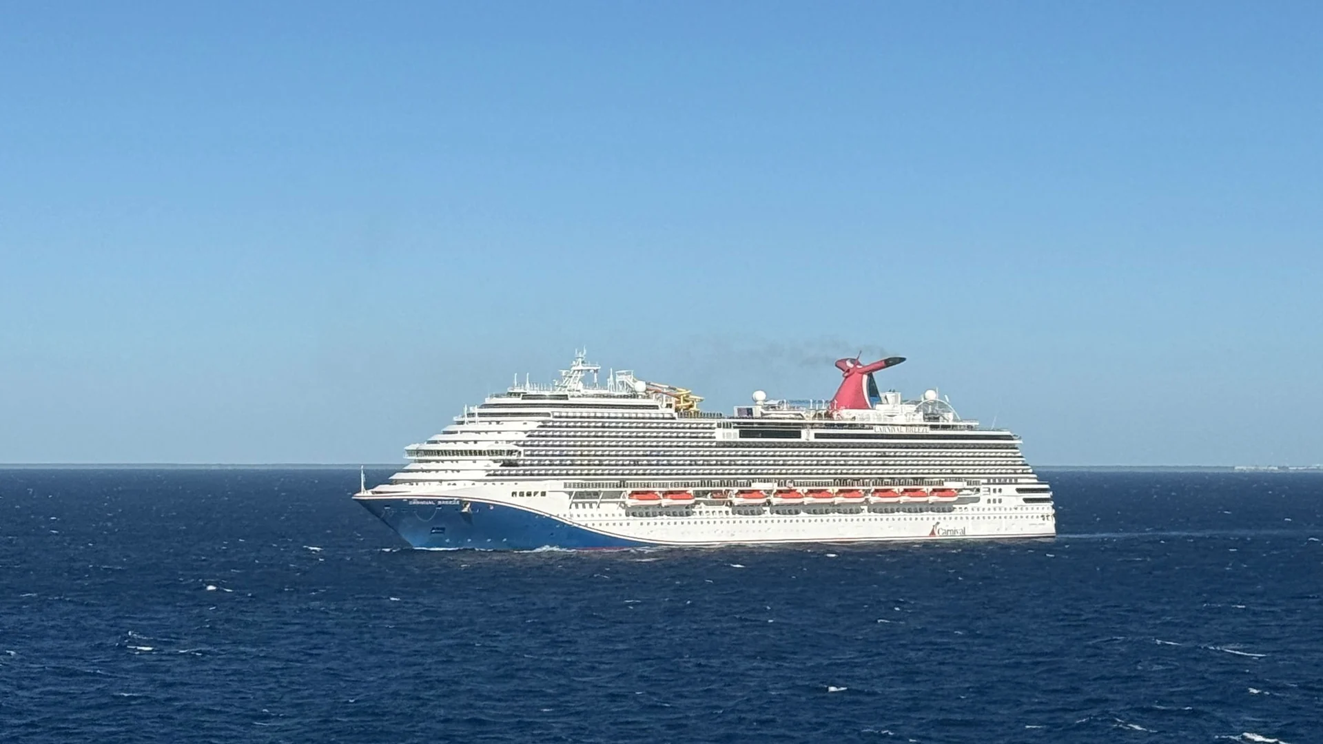 Cruise booking – cruise ship sailing on the open sea